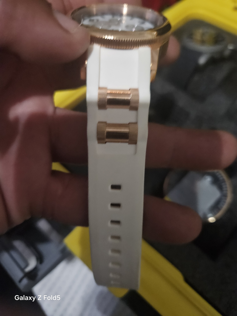 Invicta Men’s Rose Gold & White Chronograph Watch 40mm - Picture 2 of 3